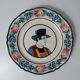 HB Quimper 2 assiettes plates breton et bretonne