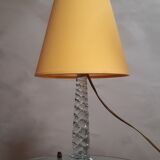 Lampe cristal verre soufflé et étiré Verrerie Paris