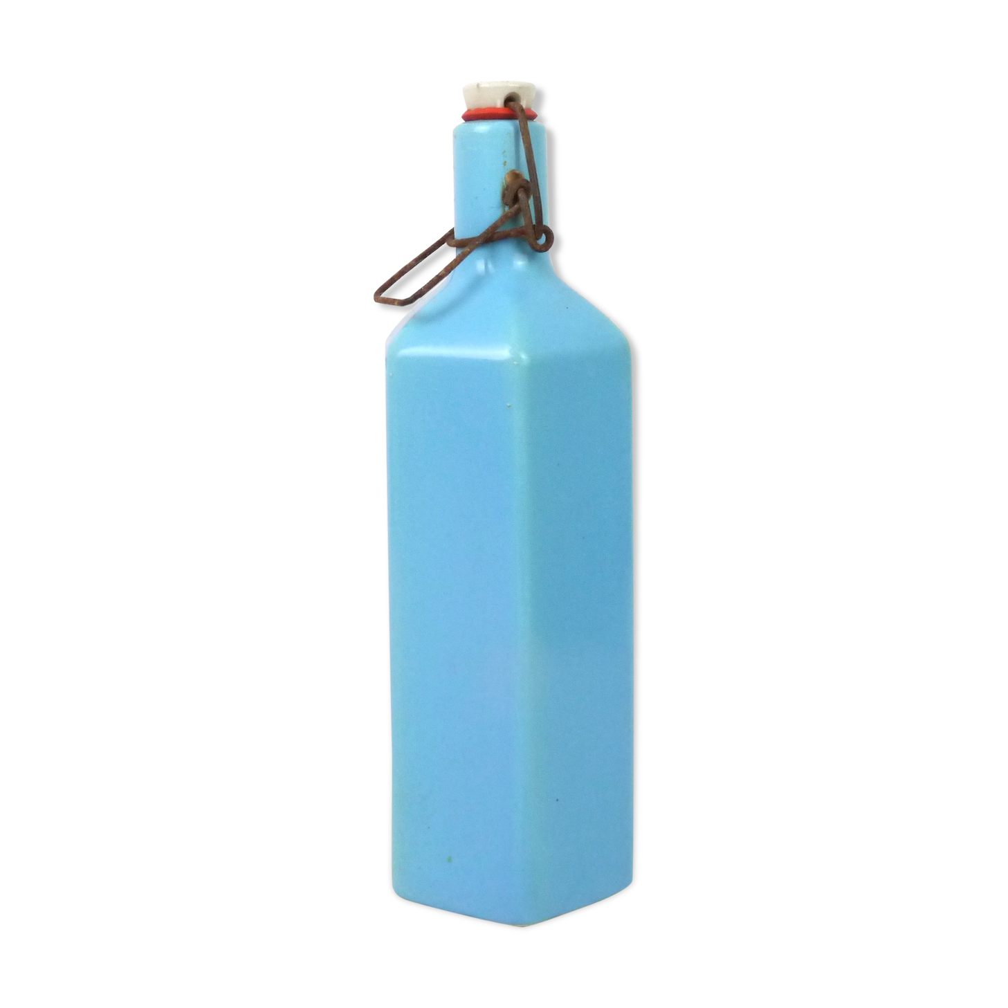 Bottle bottle in old enamelled sandstone