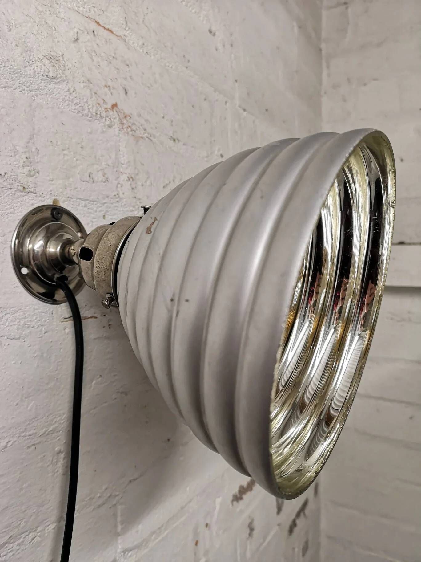 1930s Mercury Glass Wall Light By Adolf Meyer For Zeiss Ikon Germany