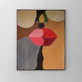 Colorful painting The Kiss by Bodasca