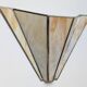 Pair of Art Deco glass paste wall lights