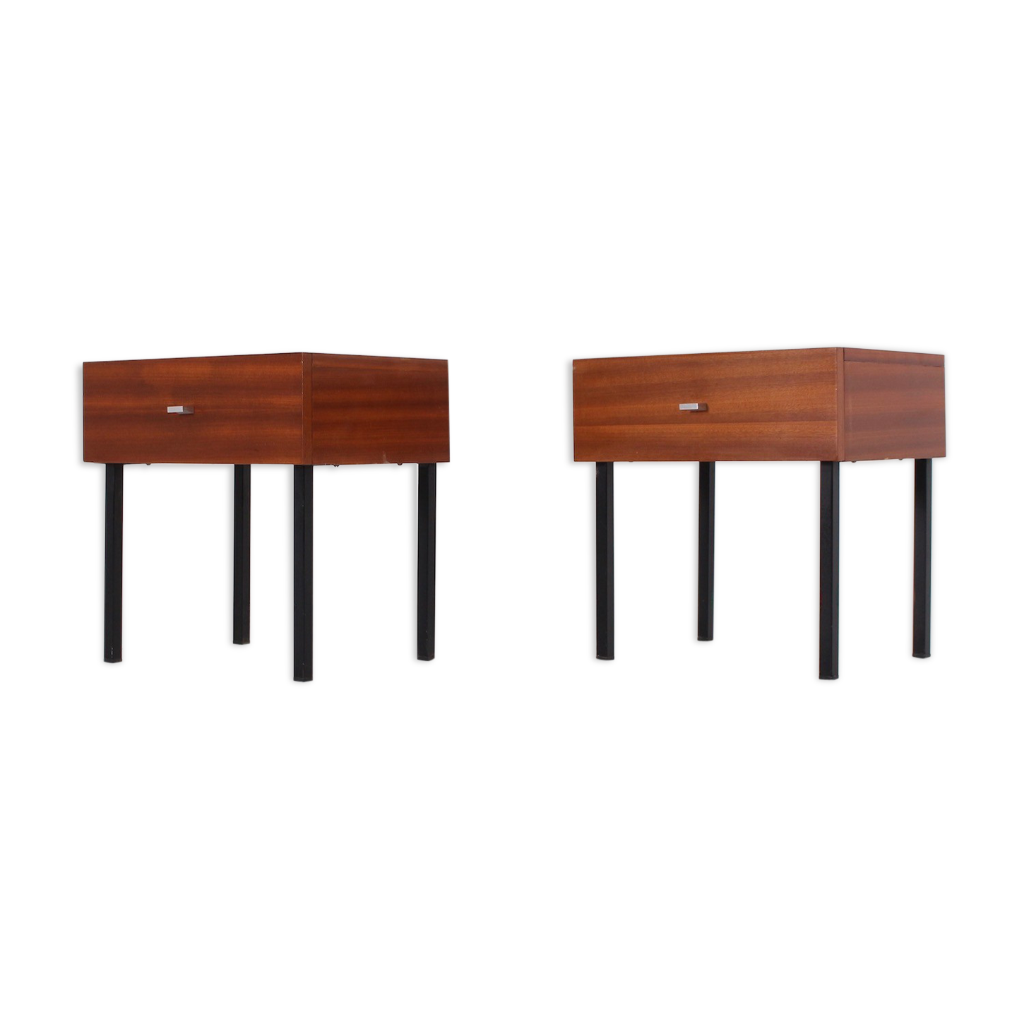 Pair of bedside tables by Pierre Guariche night tables