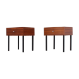 Pair of bedside tables by Pierre Guariche night tables