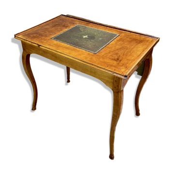 Writing table, reading stand in cherry wood from the louis xv period, 18th century.