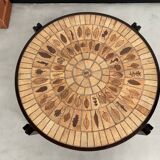 Coffee table "Les Herbiers" by Roger Capron