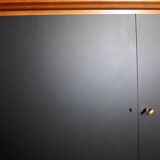 mahogany and black arbus sideboard