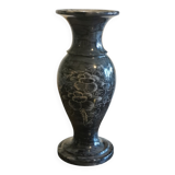 Carved marble vase