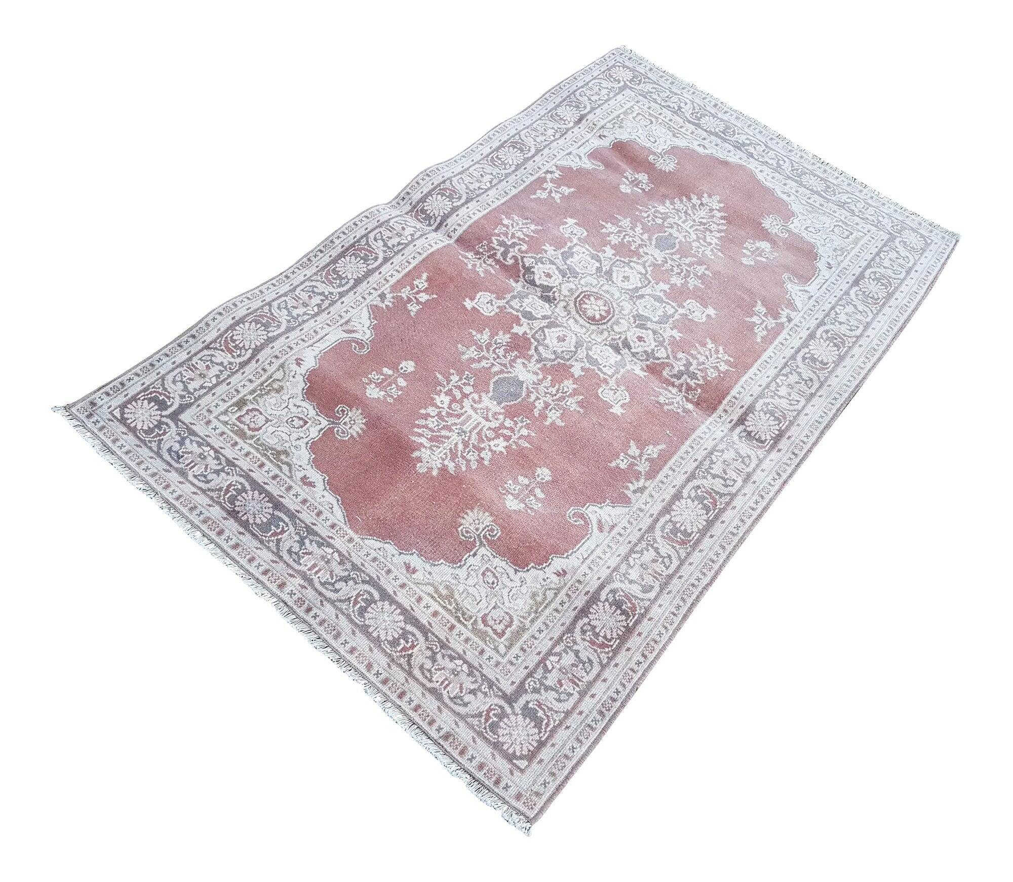 Vintage Turkish handmade rug 93x155 cm