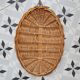 Wicker mirror
