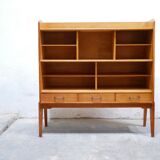 Vintage wooden sideboard library