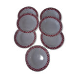Lot of 8 soup plates year 70