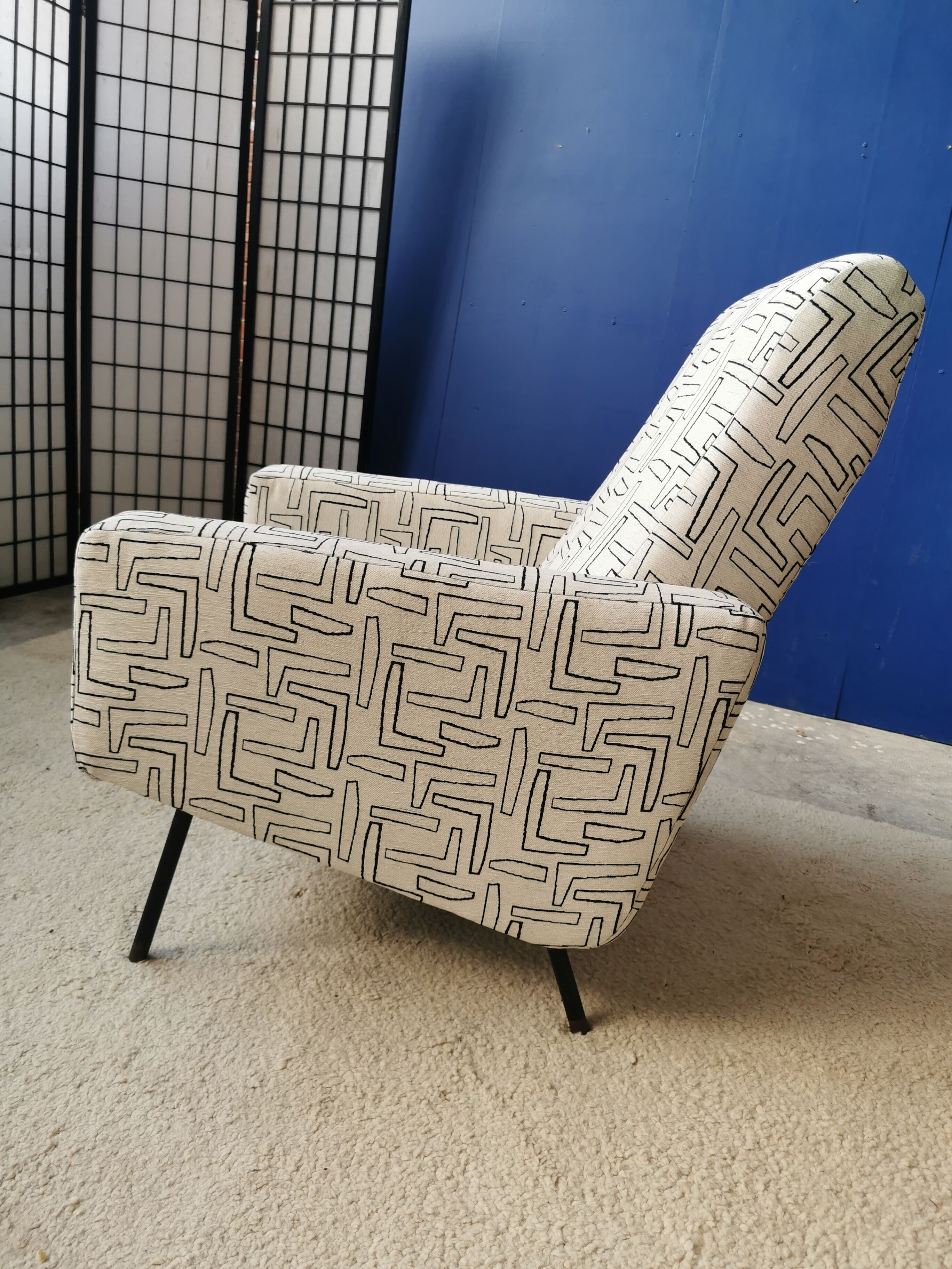 Set of armchairs airborne 1960