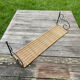 Vintage wicker wall shelf 1960