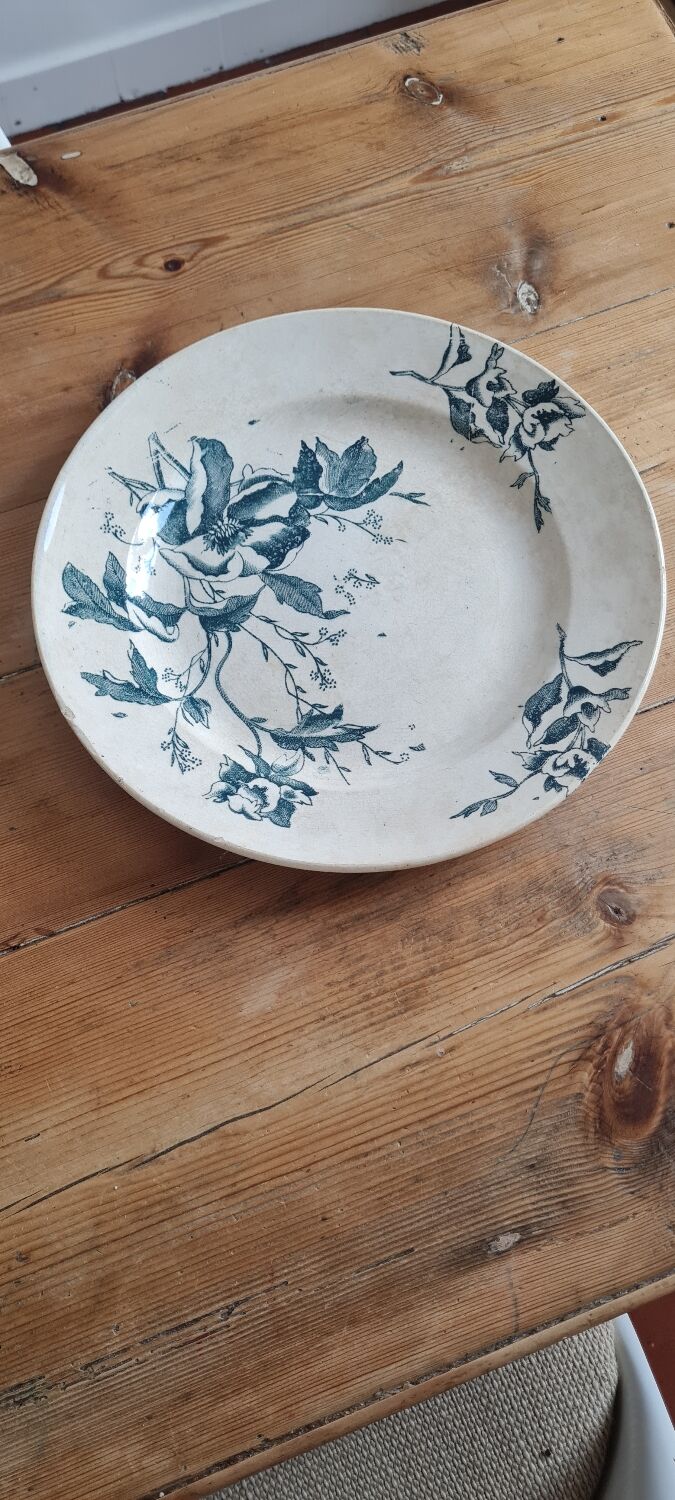 Serving dish in iron earth