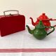 Red suitcase from the 60s