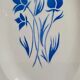 Antique oval plate Sarreguemines model Chambord