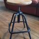 Tabouret à vis années 80