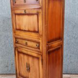 Secretary desk Louis XVI style in cherry tree circa 1950-1960