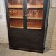 Former industrial library solid wood two glass doors and three drawers furniture trade