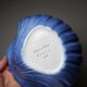 Large shell-shaped ceramic trinket dish, vintage 80s Christian Dior.