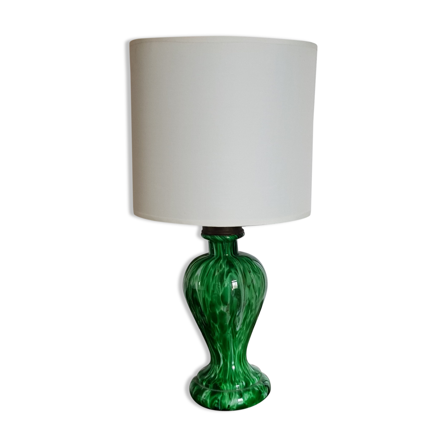 Lamp in blown glass