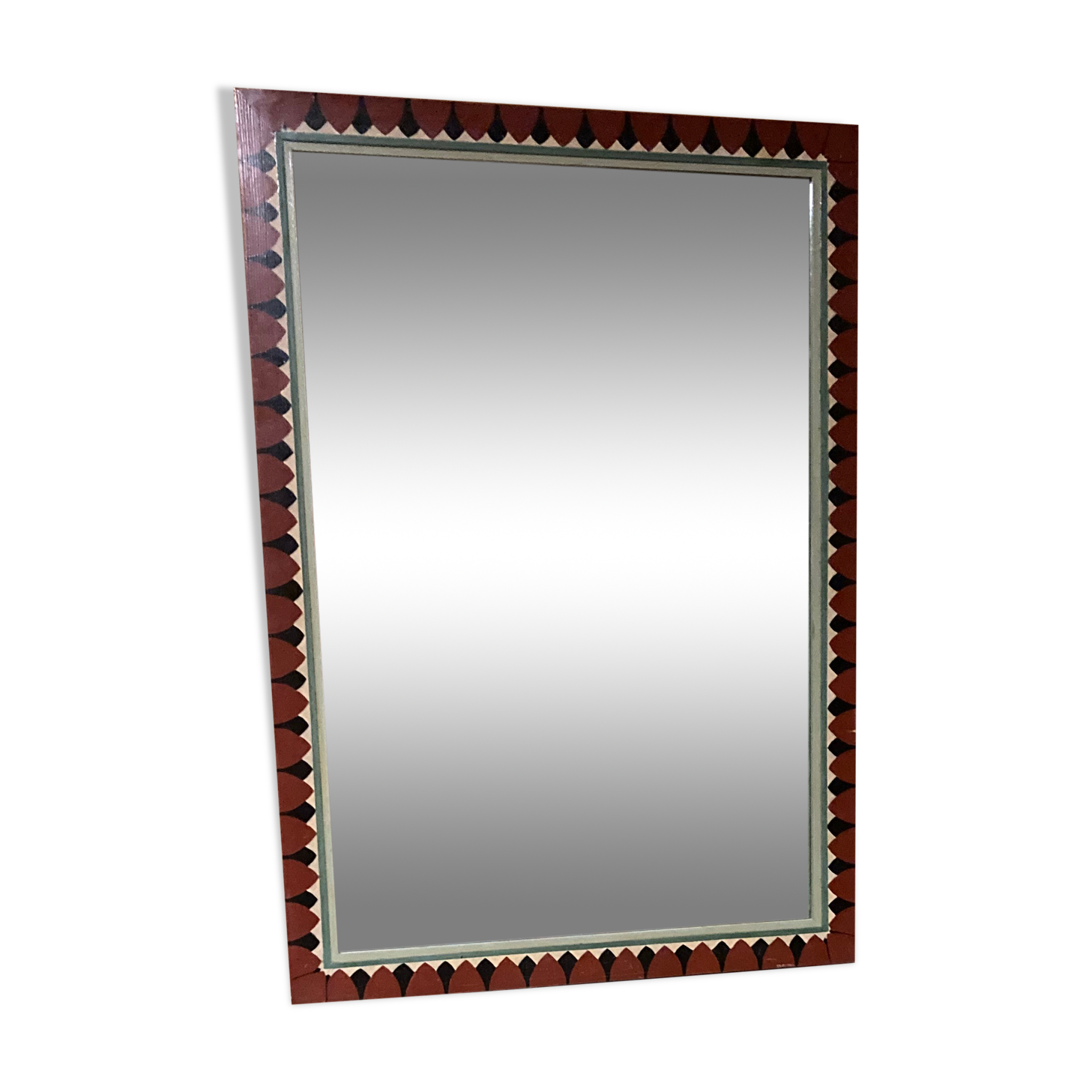 Antique Swiss hand-painted hairdresser