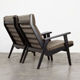 Pair of 1611 armchairs by Rob Parry for Gelderland 1952