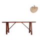 Old wooden farm bench