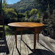 Table demi lune fin art deco années 1930