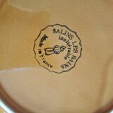 12 dessert plates and deep dishes from Salins-les-Bains, France.