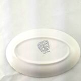 Oval serving dish, butter dish, Niderviller, 1970s