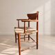 Vintage Scandinavian armchair in teak by Peter Hvidt & Orla Mølgaard
