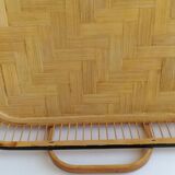Woven bamboo tray 1960