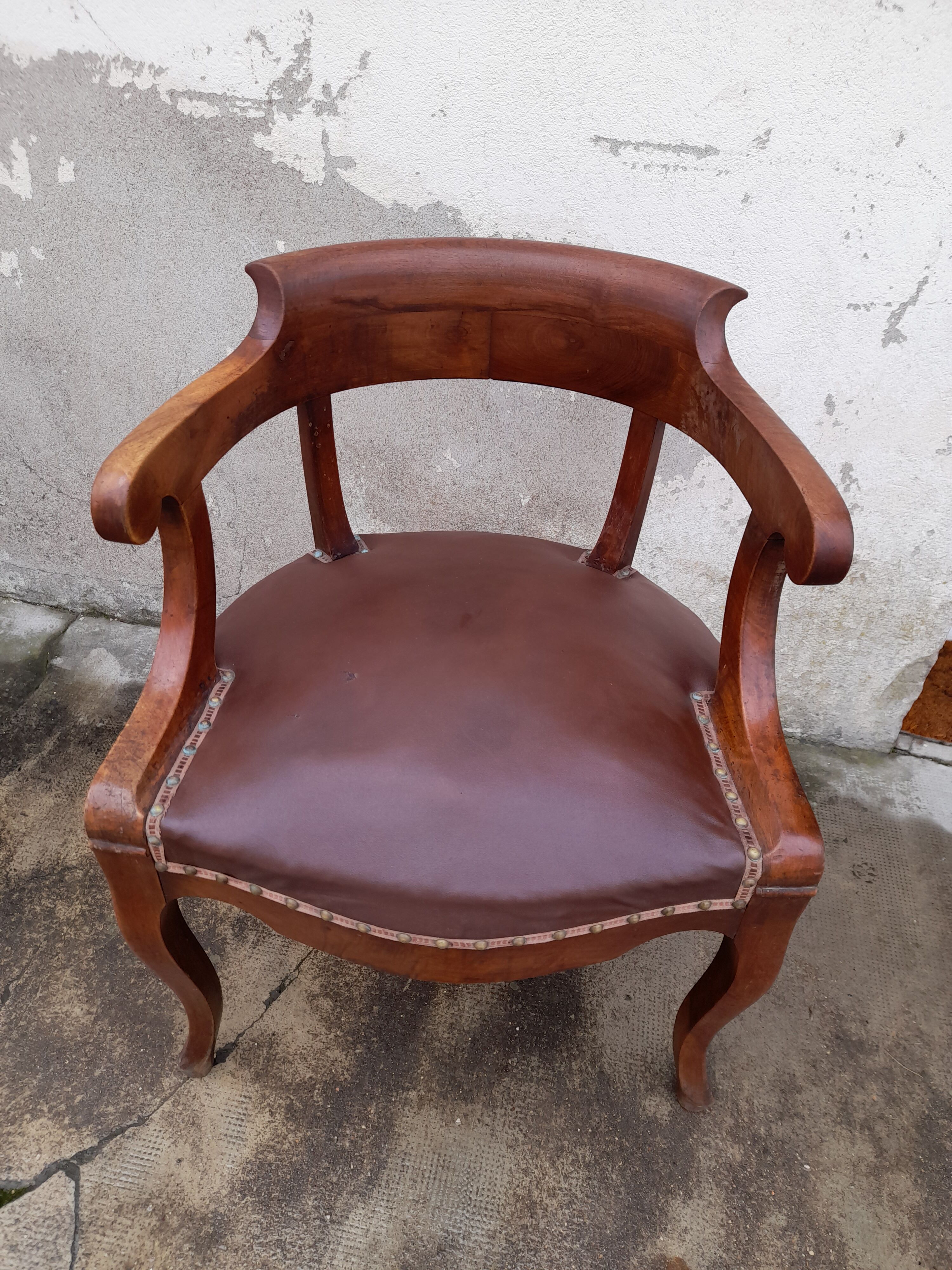 Louis Philippe office armchair 1900