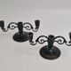 Pair of rare decorative bronze candelabra, Danish Grace 1920s/30s