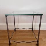 Marktex Beistelltisch mit Glasplatte (2000) – elegantes Vintage-Design mit