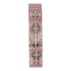 Vintage Pink Turkish Hand-Knotted Runner 75x342