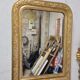 Antique gilded mirror in Louis Philippe style