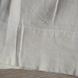 Antique sheet with embroidered initials