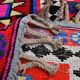 2x12 Colorful Geometric Vintage Runner Rug, 73x373Cm