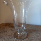 Graduated glass vase 1930
