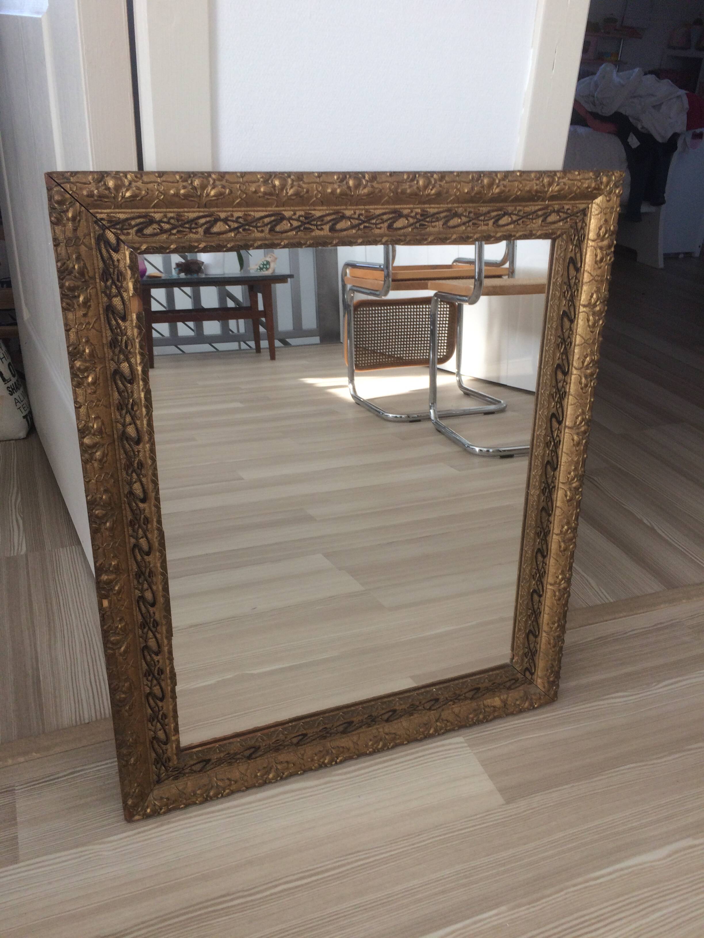 Antique gilded mirror 61x51cm