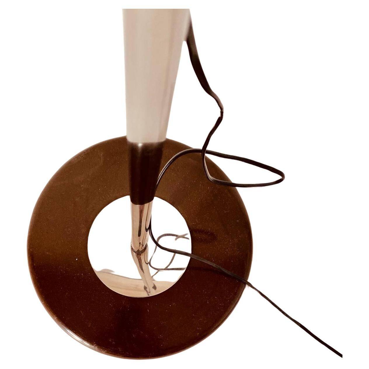 1960s space age chromed floor lamp, Italy 1960s