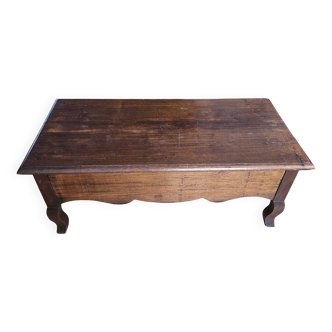 Solid oak coffee table