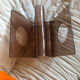 Michel Dumas plexiglas magazine rack for Roche Bobois