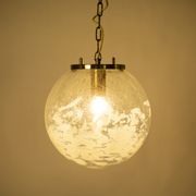 Art-glass ball chandelier by Kamenicky Senov, Czechoslovakia, 1970s