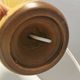 Beautiful sting lamp in twisted wood. Estimated 1970s and Swedish or Danish.