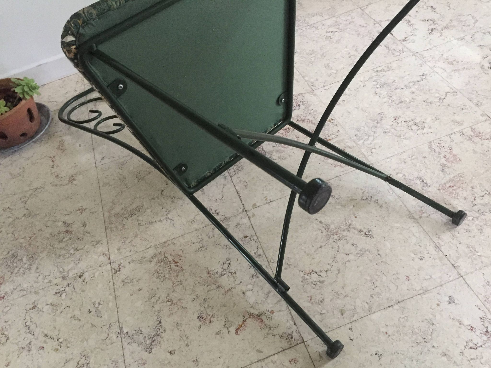 Vintage Wrought Iron Garden Chair