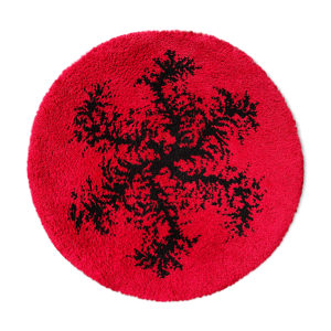 tapis rond vintage années